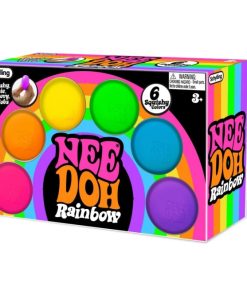 NeeDoh Rainboh Teenie ?C Mini Globs ?C 6 Pack